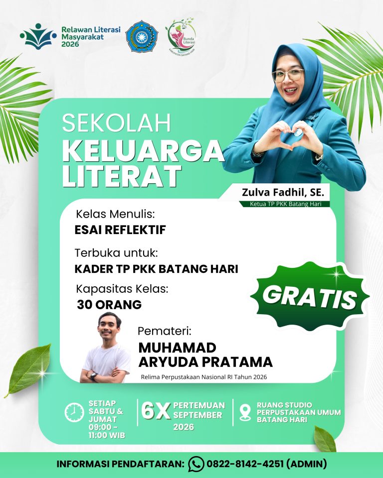 Bunda Literasi Batang Hari dan Relima Perpusnas RI Bersinergi Cetak Keluarga Literat